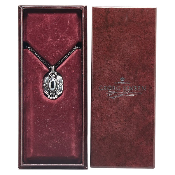 ジョージジェンセン ヘリテージコレクション ヘマタイト 2000 ネックレス SV925 シルバー レディース Georg Jensen 【中古】