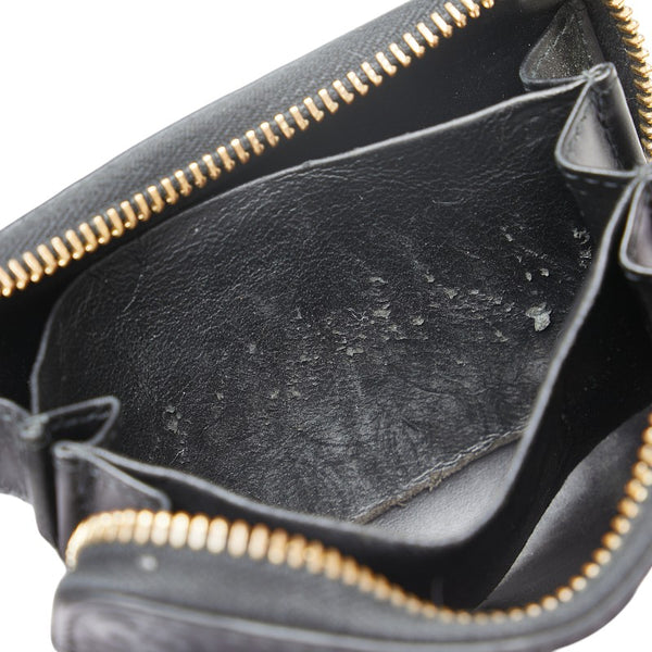 グッチ グッチシマ コインケース 447939 493075 ブラック レザー レディース GUCCI 【中古】