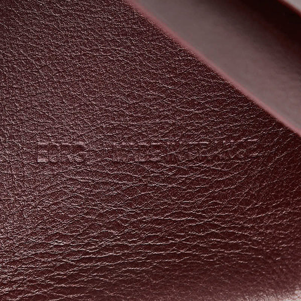 カルティエ マストライン 長財布 ワインレッド ボルドー レザー レディース CARTIER 【中古】