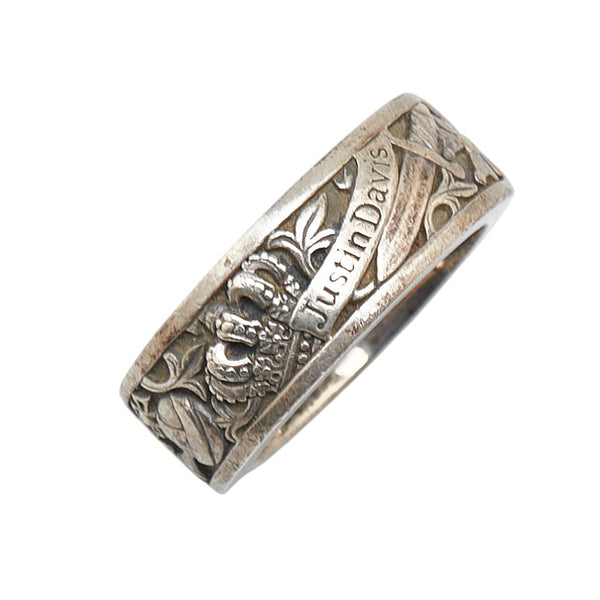 ジャスティンデイビス HOLY SACRAMENT リング 指輪 シルバー SV925 シルバー メンズ Justin Davis 【中古】
