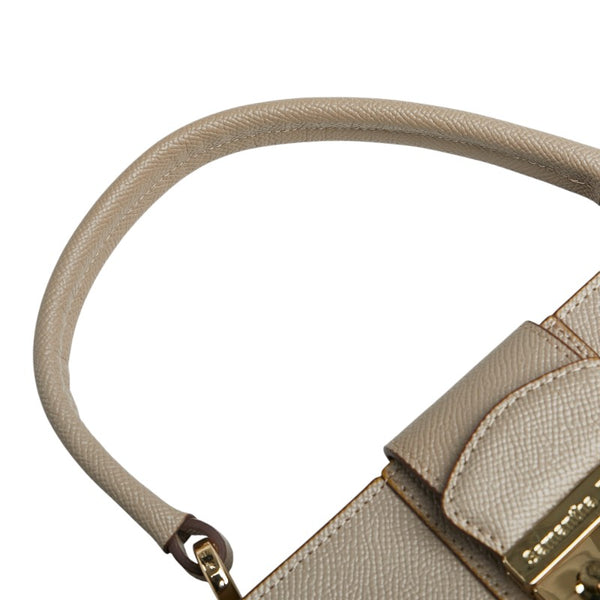 サマンサタバサ ハンドバッグ ショルダーバッグ 2WAY グレージュ レザー レディース Samantha Thavasa 【中古】