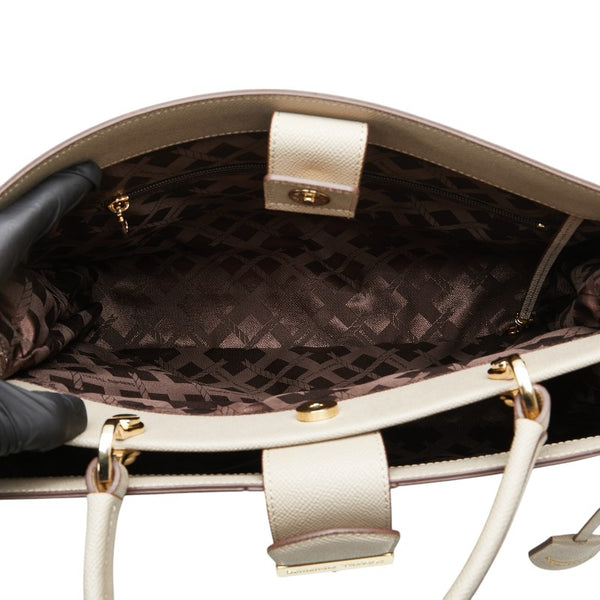 サマンサタバサ ハンドバッグ ショルダーバッグ 2WAY グレージュ レザー レディース Samantha Thavasa 【中古】