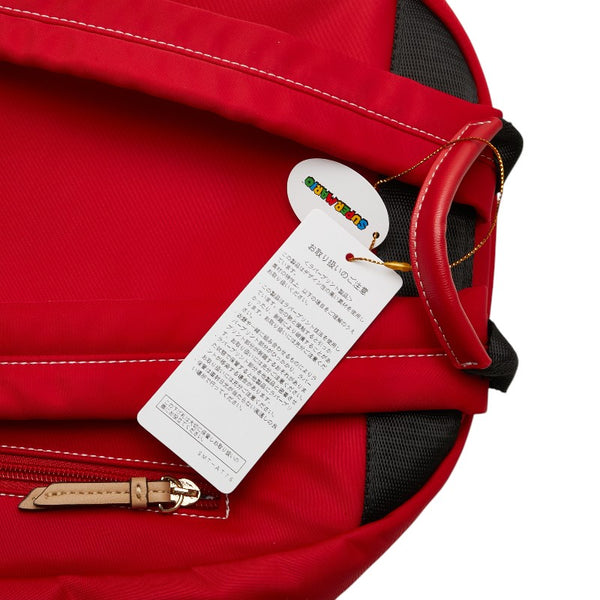 サマンサタバサ パルコ×スーパーマリオ リュック バックパック レッド ホワイト ナイロン レザー レディース Samantha Thavasa 【中古】