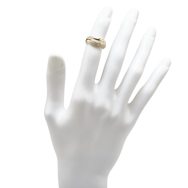 K18YG イエローゴールド ダイヤ0.74ct リング 指輪 レディース 6号 【中古】