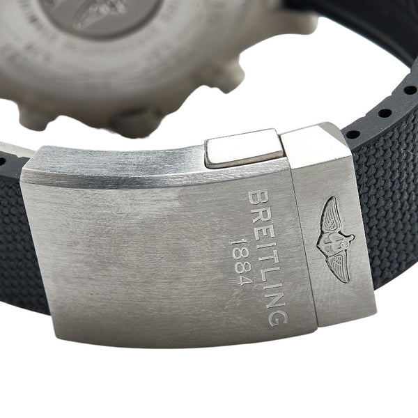 ブライトリング アベンジャーバンディット 腕時計 E13383 自動巻き ブラック文字盤 チタン ラバー メンズ BREITLING 【中古】