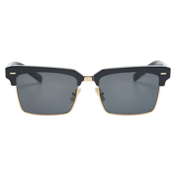 ミュウミュウ サングラス SMU10Z 1AB5S0 ブラック プラスチック レディース MIUMIU 【中古】