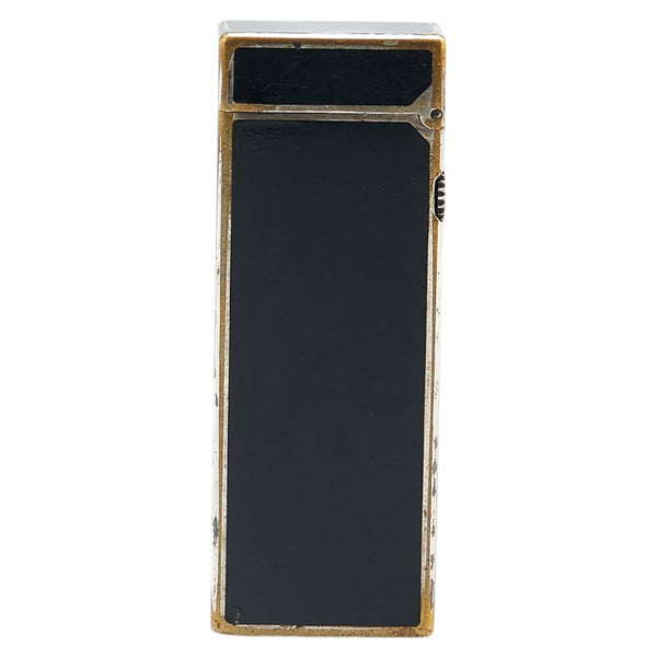 ダンヒル ローラー ガスライター ライター ブラック ゴールド メッキ メンズ Dunhill 【中古】
