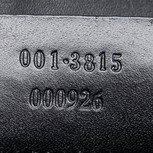 グッチ ワンショルダーバッグ ハンドバッグ 001 3815 ブラック レザー レディース GUCCI 【中古】