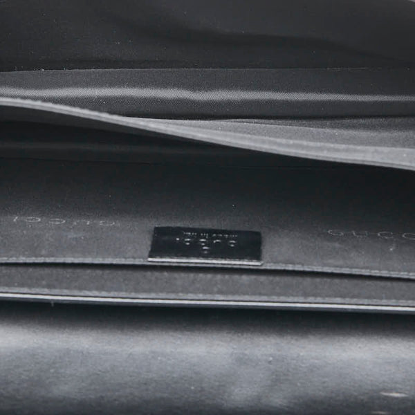 グッチ ワンショルダーバッグ ハンドバッグ 001 3815 ブラック レザー レディース GUCCI 【中古】