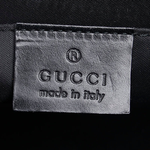 グッチ ワンショルダーバッグ ハンドバッグ 001 3815 ブラック レザー レディース GUCCI 【中古】