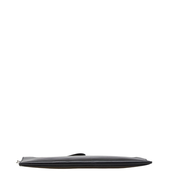 サンローラン クラッチバッグ セカンドバッグ 608060 ブラック レザー メンズ SAINT LAURENT 【中古】