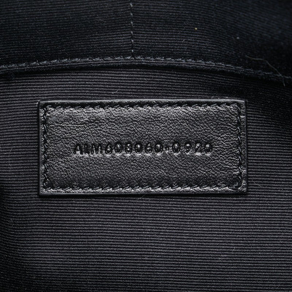 サンローラン クラッチバッグ セカンドバッグ 608060 ブラック レザー メンズ SAINT LAURENT 【中古】