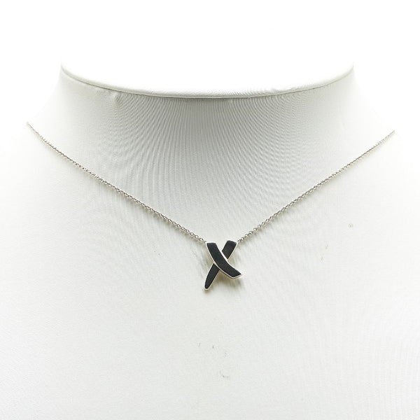 ティファニー キス ネックレス SV925 シルバー レディース TIFFANY&Co. 【中古】