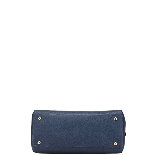 マイケルコース ハンドバッグ ネイビー レザー レディース Michael Kors 【中古】