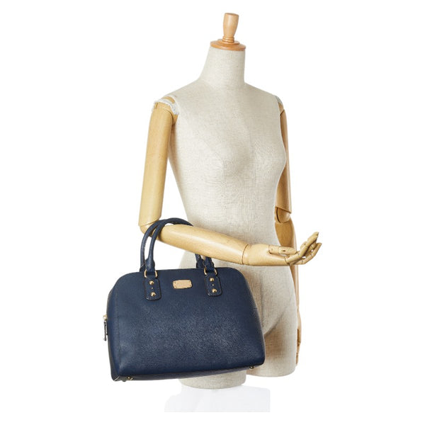 マイケルコース ハンドバッグ ネイビー レザー レディース Michael Kors 【中古】