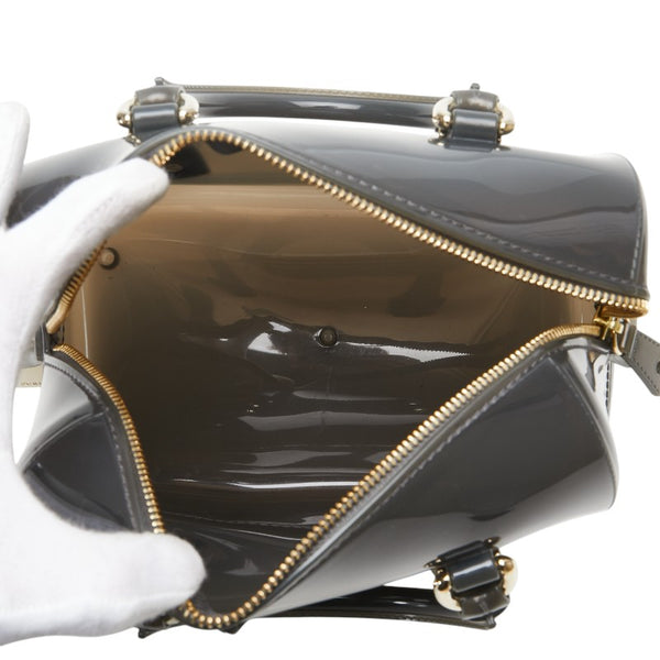 フルラ キャンディバッグ ハンドバッグ ミニボストンバッグ グレー ビニール レディース Furla 【中古】