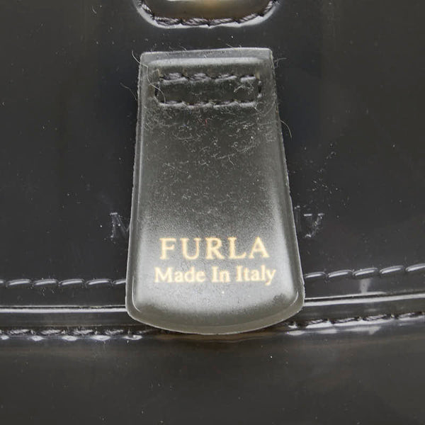 フルラ キャンディバッグ ハンドバッグ ミニボストンバッグ グレー ビニール レディース Furla 【中古】