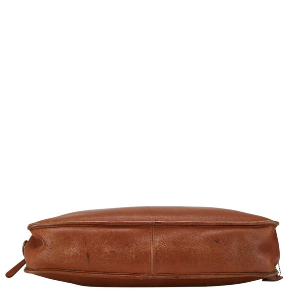 コーチ ビジネスバッグ ブリーフケース ショルダーバッグ 2WAY ブラウン レザー メンズ COACH 【中古】