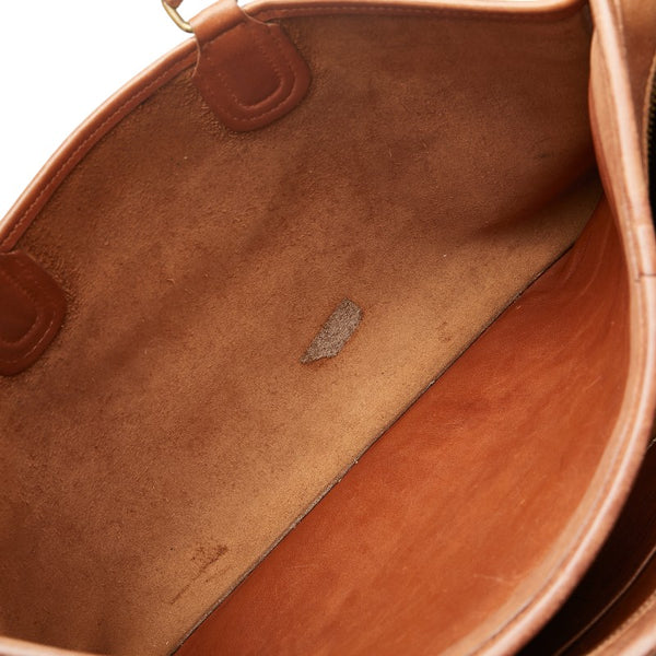 コーチ ビジネスバッグ ブリーフケース ショルダーバッグ 2WAY ブラウン レザー メンズ COACH 【中古】