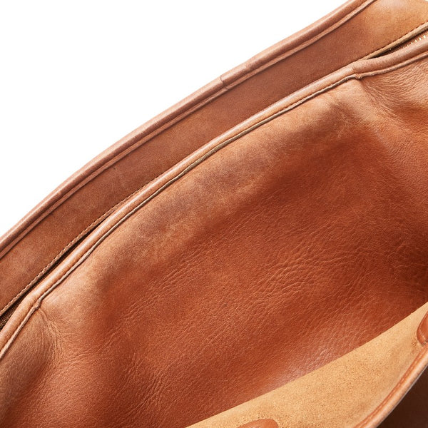 コーチ ビジネスバッグ ブリーフケース ショルダーバッグ 2WAY ブラウン レザー メンズ COACH 【中古】