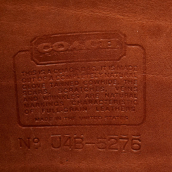 コーチ ビジネスバッグ ブリーフケース ショルダーバッグ 2WAY ブラウン レザー メンズ COACH 【中古】