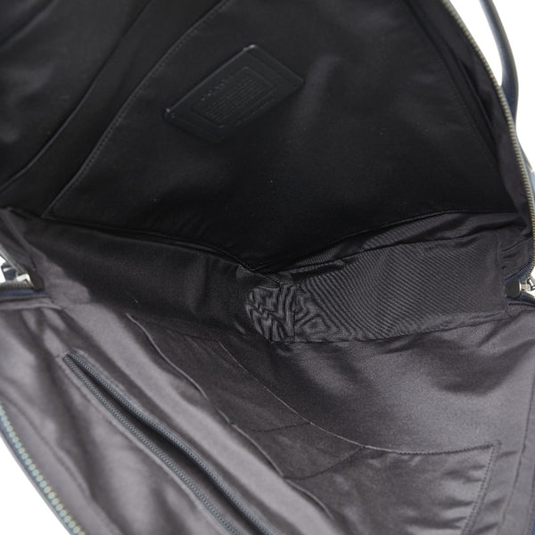 コーチ グラハム リュック バックパック ハンドバッグ ショルダーバッグ コンバーチブル C6876 ネイビー レザー メンズ COACH 【中古】