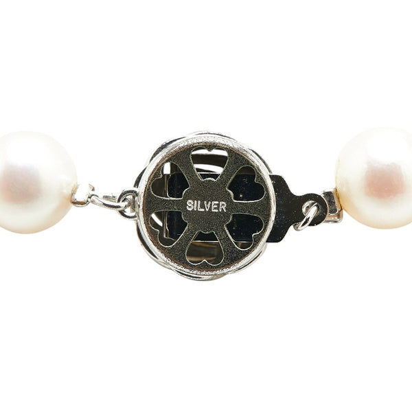 Silver シルバー アコヤパール9～9.5mm ネックレス レディース 【中古】