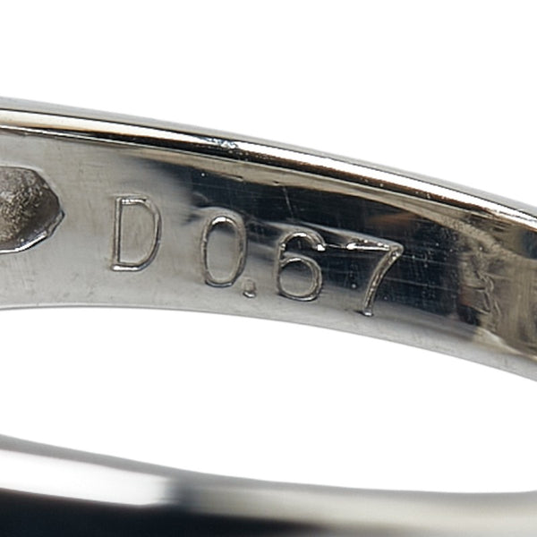 Pt900 プラチナ サファイア2.75ct ダイヤ0.67ct リング 指輪 レディース 10号 【中古】