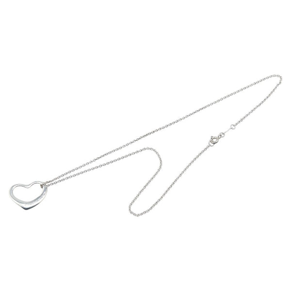 ティファニー オープンハート ネックレス SV925 シルバー レディース TIFFANY&Co. 【中古】