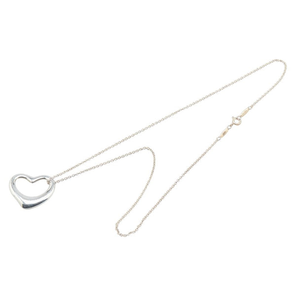 ティファニー オープンハート ネックレス SV925 シルバー レディース TIFFANY&Co. 【中古】