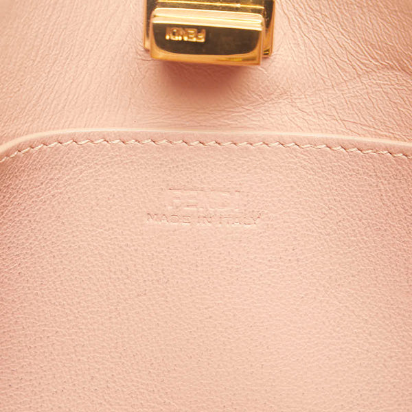 フェンディ ピーカブー ロングウォレット 長財布 8M0412 ベージュ レザー レディース FENDI 【中古】