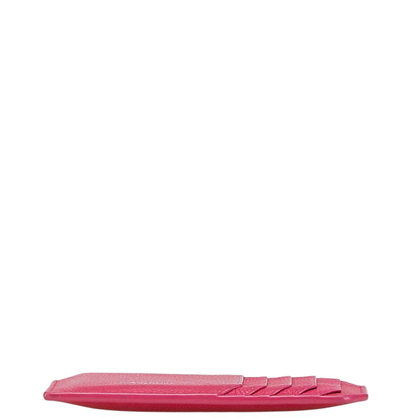 サンローラン カードケース コインケース 458583 ピンク レザー レディース SAINT LAURENT 【中古】