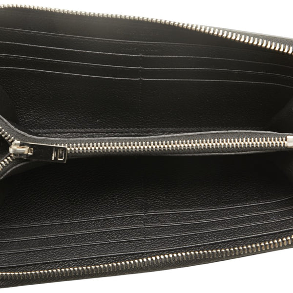 サンローラン ラウンドファスナー 長財布 414680 ブラック レザー レディース SAINT LAURENT 【中古】