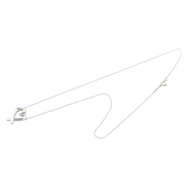 ティファニー ラビングハート ネックレス SV925 シルバー レディース TIFFANY&Co. 【中古】