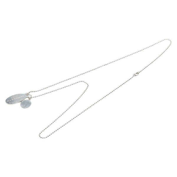 ティファニー リターントゥ オーバルタグ ネックレス ボールチェーン SV925 シルバー レディース TIFFANY&Co. 【中古】