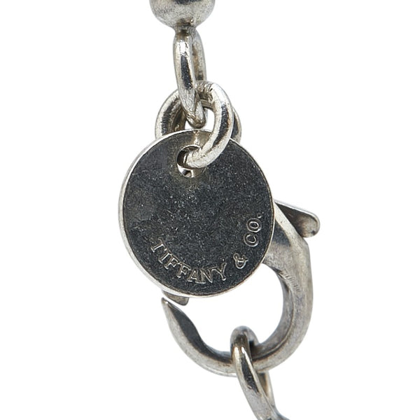 ティファニー リターントゥ オーバルタグ ネックレス ボールチェーン SV925 シルバー レディース TIFFANY&Co. 【中古】