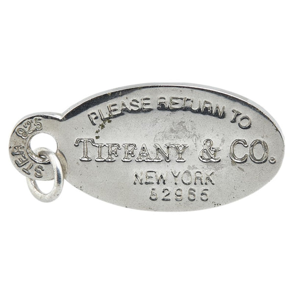ティファニー リターントゥ オーバルタグ ペンダントトップ SV925 シルバー レディース TIFFANY&Co. 【中古】