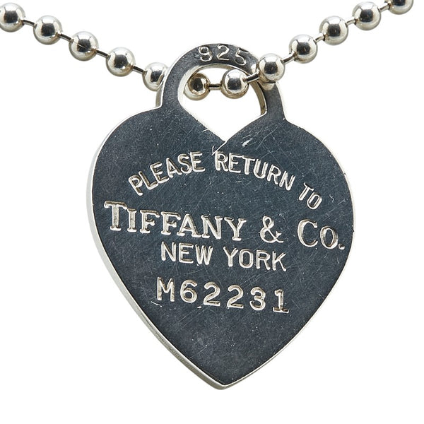 ティファニー リターントゥ ハート ネックレス ボールチェーン SV925 シルバー レディース TIFFANY&Co. 【中古】