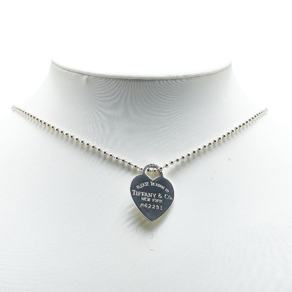 ティファニー リターントゥ ハート ネックレス ボールチェーン SV925 シルバー レディース TIFFANY&Co. 【中古】