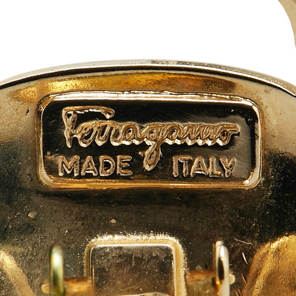 サルヴァトーレフェラガモ ヴァラ イヤリング ゴールド メッキ レディース Salvatore Ferragamo 【中古】