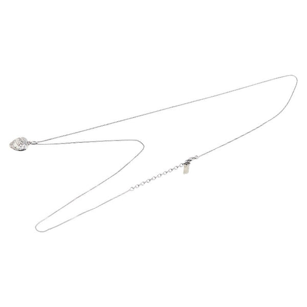 サンローラン ハート モチーフ ネックレス シルバー メタル レディース SAINT LAURENT 【中古】