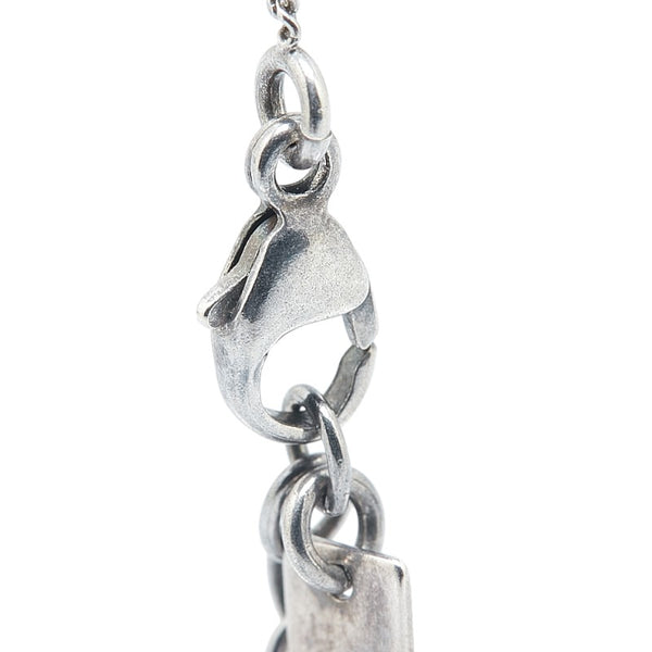 サンローラン ハート モチーフ ネックレス シルバー メタル レディース SAINT LAURENT 【中古】