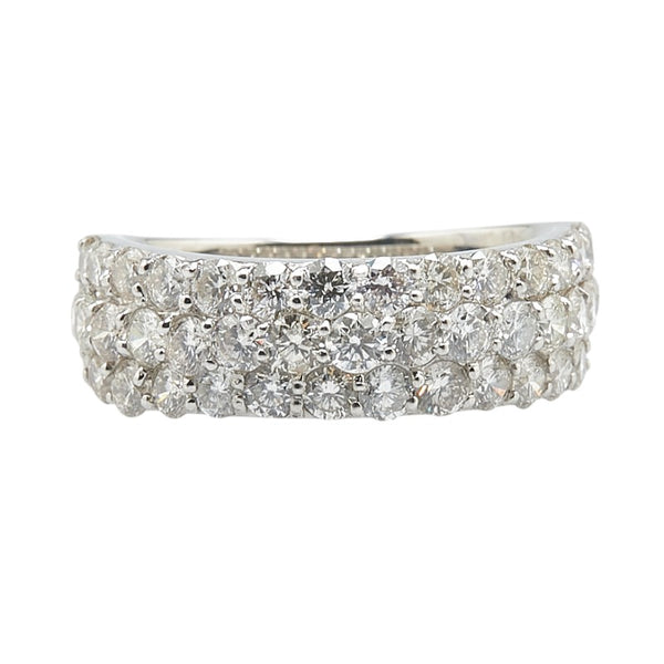 Pt900 プラチナ ダイヤ2.00ct リング 指輪 レディース 11号 【中古】