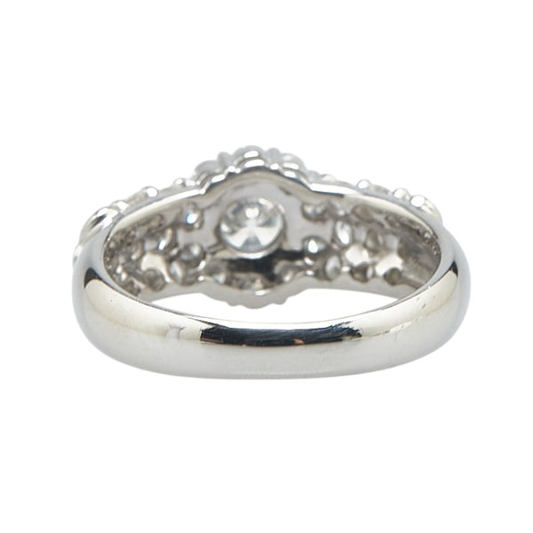Pt900 プラチナ ダイヤ0.30ct ダイヤ0.70ct リング 指輪 レディース 9号 【中古】