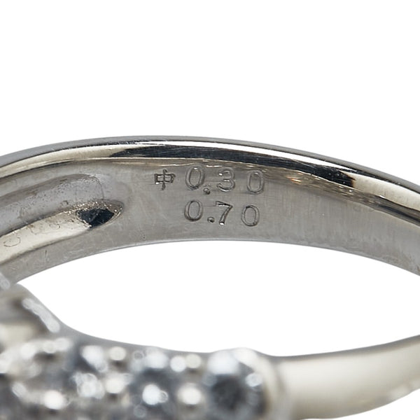 Pt900 プラチナ ダイヤ0.30ct ダイヤ0.70ct リング 指輪 レディース 9号 【中古】