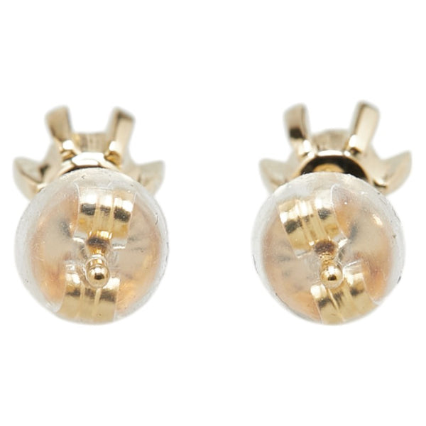 K18YG イエローゴールド ダイヤ0.30ct スタッドピアス レディース 【中古】