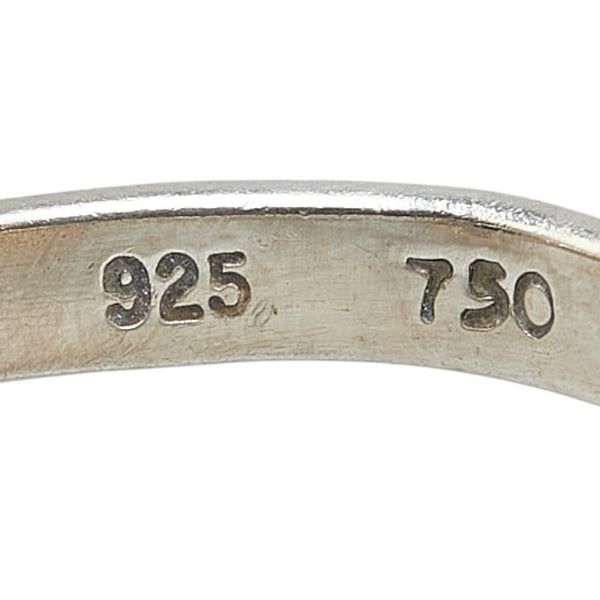 ティファニー ラブノット リング 指輪 SV925 シルバー K18 ゴールド レディース TIFFANY&Co. 【中古】