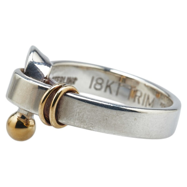 ティファニー フックアンドアイ リング 指輪 スターリングシルバー 18KT レディース TIFFANY&Co. 【中古】