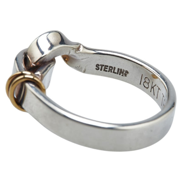ティファニー フックアンドアイ リング 指輪 スターリングシルバー 18KT レディース TIFFANY&Co. 【中古】