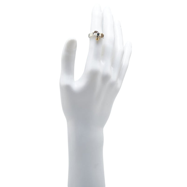 ティファニー フックアンドアイ リング 指輪 スターリングシルバー 18KT レディース TIFFANY&Co. 【中古】